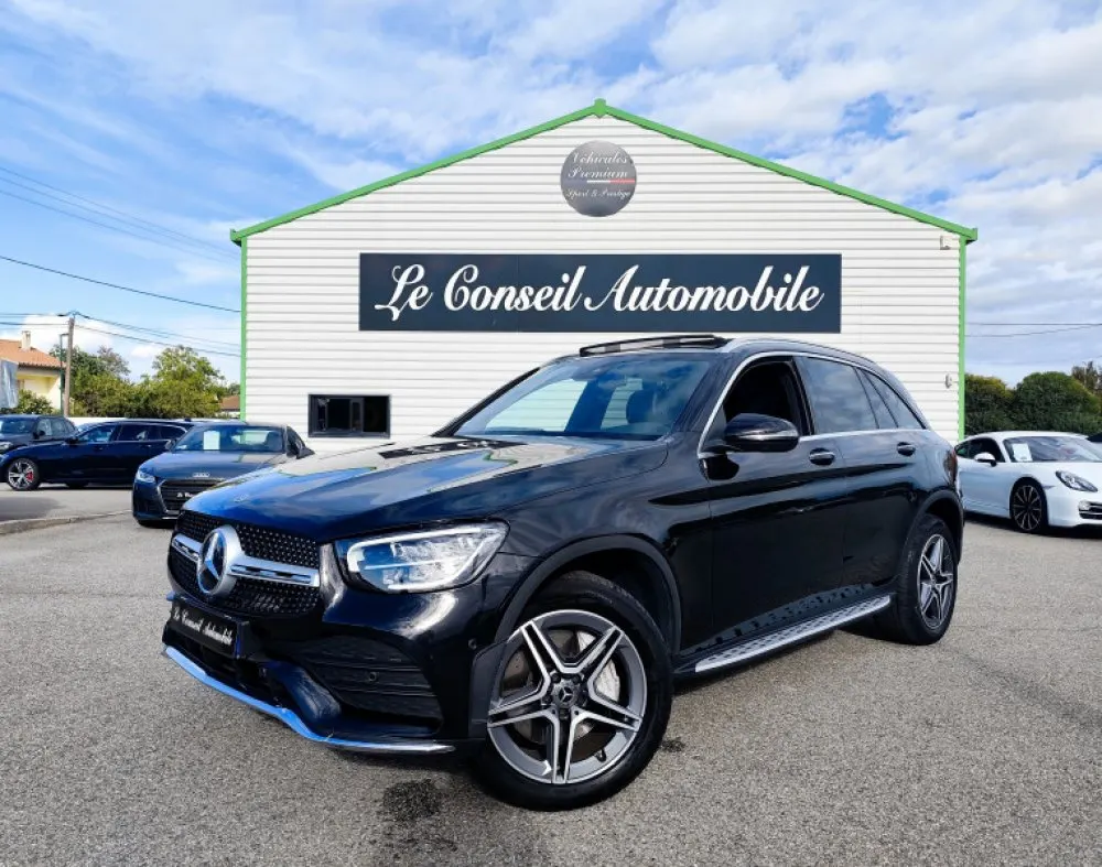Mercedes GLC 300 DE 194+122CH AMG Line 4MATIC 9G-TRONIC, photo 1 sur 17